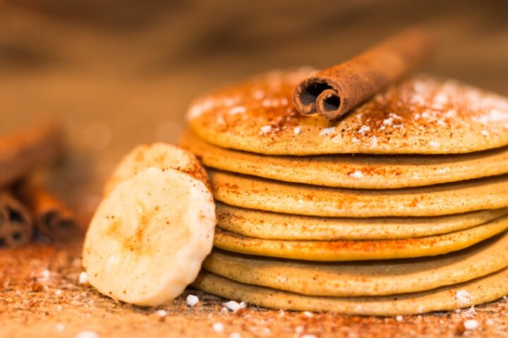 Representative Image. Pancakes adorned with a cinnamon stick on top. Photo Source - TheoCrazzolara (Pixabay)