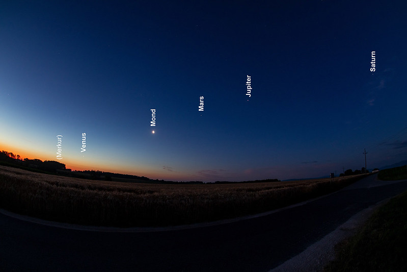 Representative image. Planetary Alignment. Photo Source: H. Raab (CC BY-NC-ND 2.0).