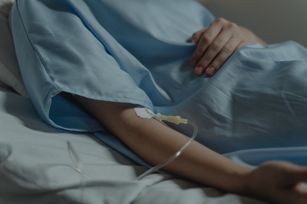 Representative Image: Dextrose Inserted to a Patient Photo Source: @tima-miroshnichenko (Pexels)