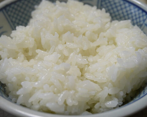 Representative image. cooked rice in white and blue ceramic bowl. Photo Source: pick pik (public domain).