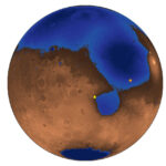 Topographical map of Mars. Photo Source - UC Berkeley News