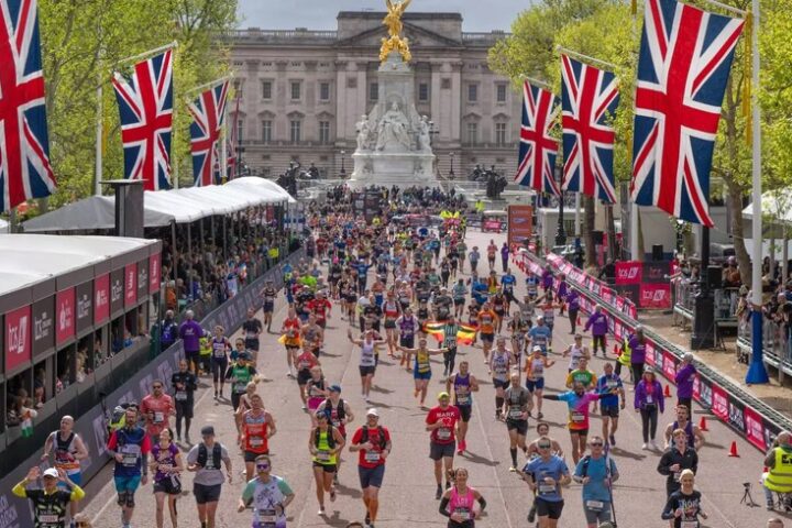 World’s most popular marathon on track for more than 56,000 finishers on Sunday 27 April. Photo Source: TCS Londan Marathan