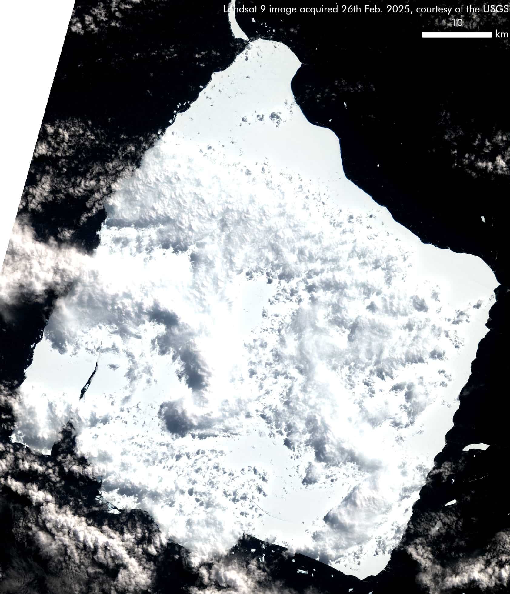 Sat Image of A23a