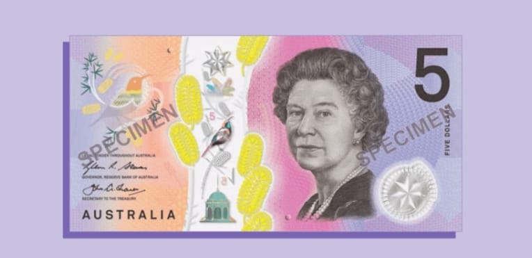 Australia's $5 Note Photo Source: RBA.gov