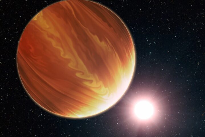 Representative Image. The gas giant planet HD 209458b. This is a "hot Jupiter" class planet.