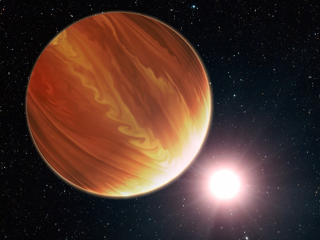 Representative Image. The gas giant planet HD 209458b. This is a "hot Jupiter" class planet.