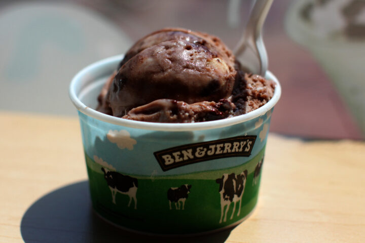 Representative Image. Ben & Jerrys Half Baked Frozen Yogurt.