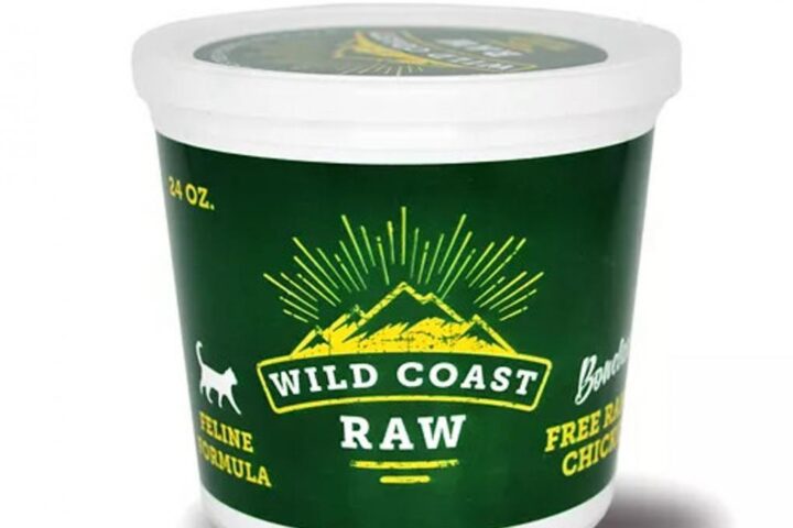 Representative Image: A 24-ounce container of Wild Coast Raw pet food. Photo Source: FDA U.S. Food & Drug administration.