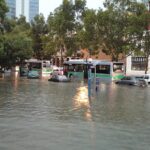 Representative Image: Flooded street in Perth, Australia.