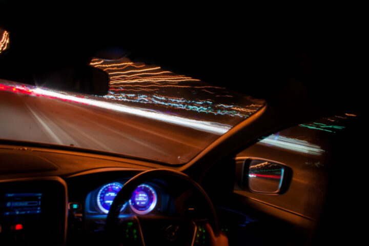 Representative image Car at night, Photo source: Pxhere