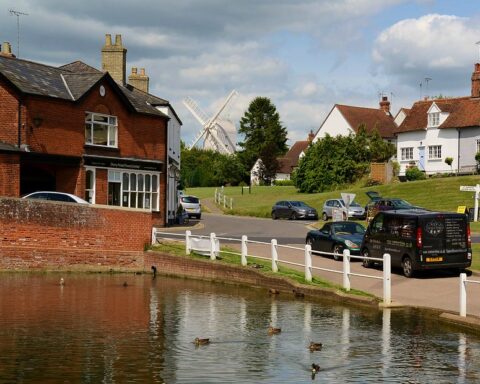 Representative Image. Finchingfield Windmill & Village Pond, Essex. Photo Source: Barry Marsh (PDM 1.0)