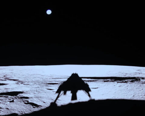 Blue Ghost Lands on Moon. Photo Source: Firefly Aerospace.