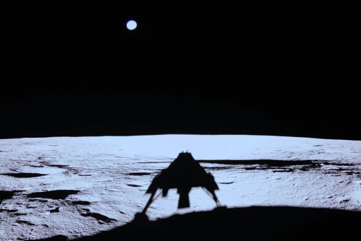 Blue Ghost Lands on Moon. Photo Source: Firefly Aerospace.