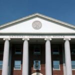 Representative Image, A close-up of Building 1 the administration building at National Institutes of Health (NIH). Photo Source: National Cancer Institute