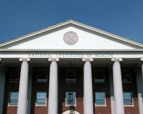 Representative Image, A close-up of Building 1 the administration building at National Institutes of Health (NIH). Photo Source: National Cancer Institute