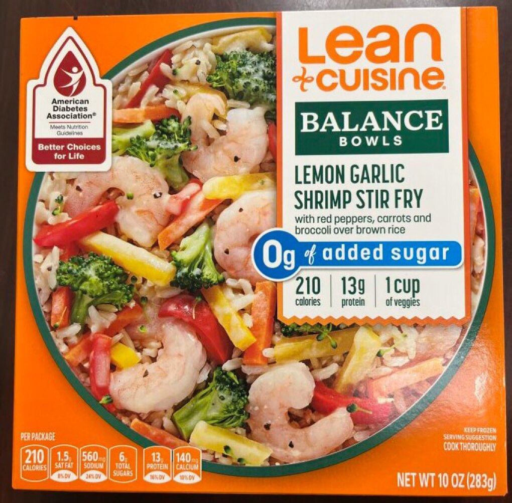 The packaging for a Lean Cuisine Balance Bowls meal. Photo Source - Nestle