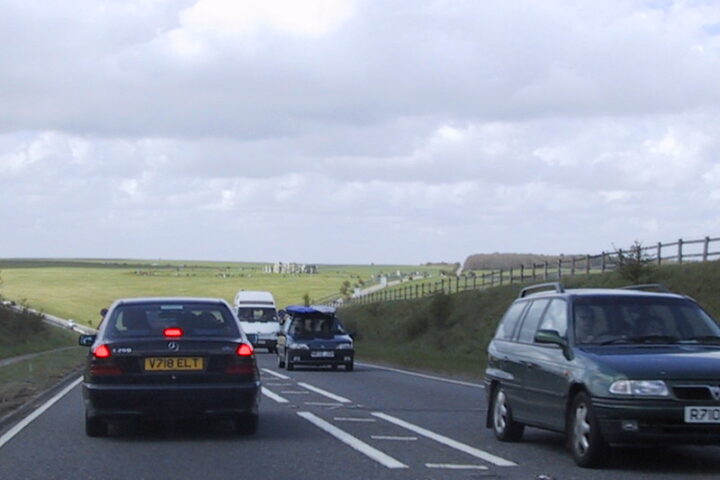 Representative Image. A two-lane road with several vehicles traveling in both directions. Photo Source - Gotham Nurse (CC BY-SA 2.0)