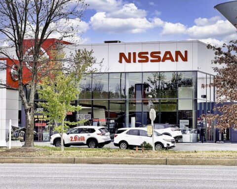 Representative Image. A Nissan car dealership in California, Maryland.