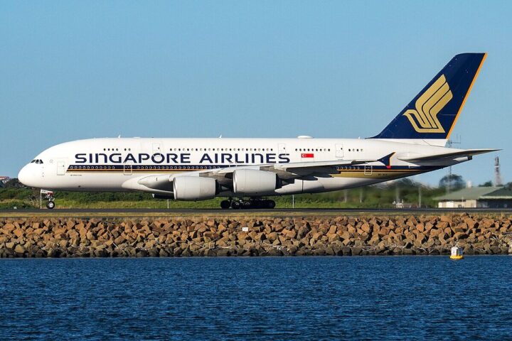 Representative image. Singapore Airlines A380 taking off. Photo Source: Windmemories (CC BY-SA 4.0).