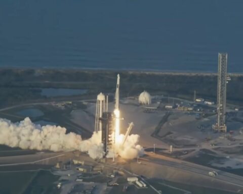 A SpaceX Falcon 9 rocket propelled the Dragon spacecraft into orbit carrying NASA astronauts Anne McClain and Nichole Ayers, JAXA (Japan Aerospace Exploration Agency) astronaut Takuya Onishi, and Roscosmos cosmonaut Kirill Peskov.