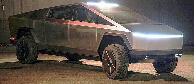 Representative Image. Photo of a Tesla Cybertruck electric pickup truck concept vehicle outside after the unveiling event. Photo Source: Kruzat (CC BY-SA 4.0)