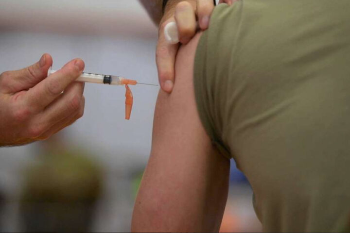 Representative Image: A person receiving an injection in the upper arm, likely a vaccine. Photo Source: NARA & DIVIDS Public Domain archive. Defense Visual Information Distribution Service