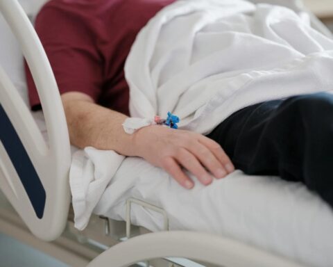 Representative Image: Person Lying Down On a Hospital Bed. Photo Source: Engin Akyurt (Pexels)