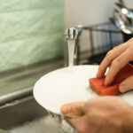 Representative image. Cleaning the Dishes - Washing a Plate. Photo Source: Ryan Lee (CC BY 2.0).